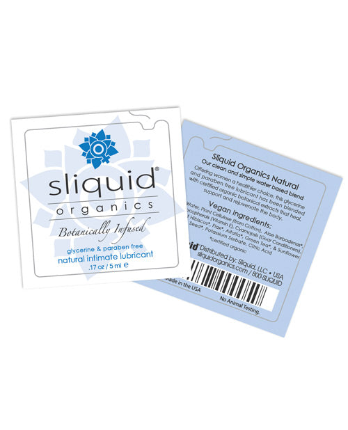 Sliquid Organics Natural Intimate Lubricant - . Pillow