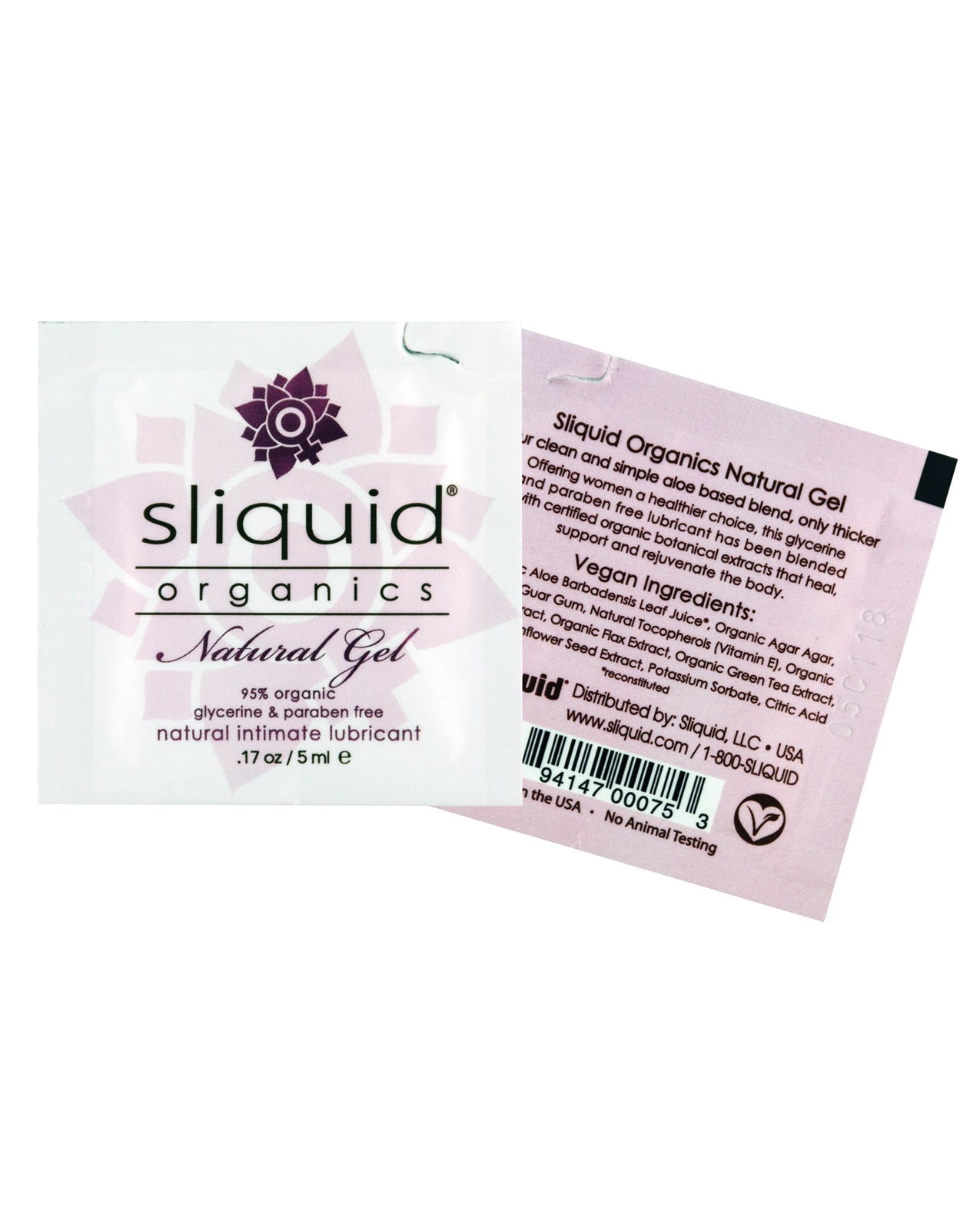 Sliquid Organics Natural Lubricating Gel - . Pillow