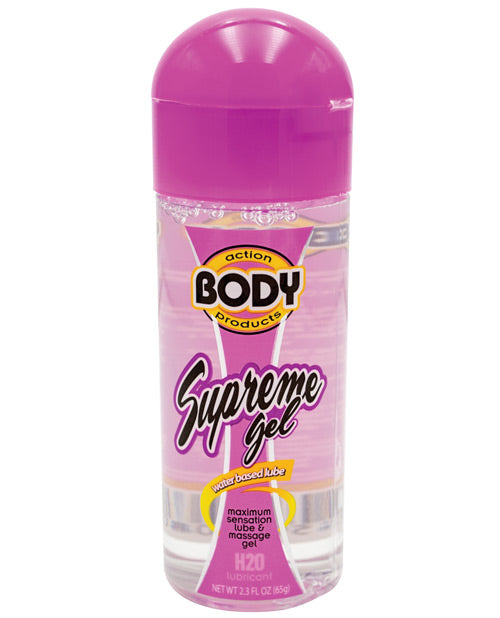 Body Action Supreme Water Based Gel - Bottle