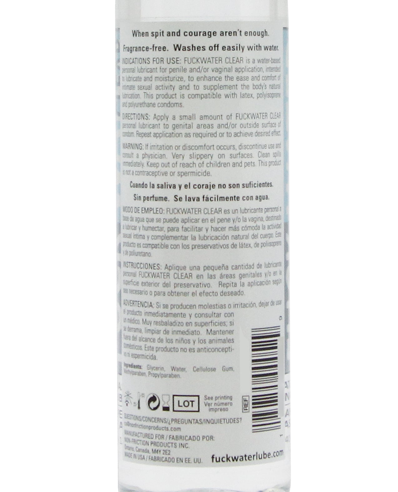 Fuck Water Clear H2O - Bottle