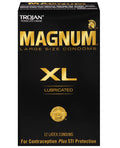 Trojan Magnum Lubricated Condoms - Box of