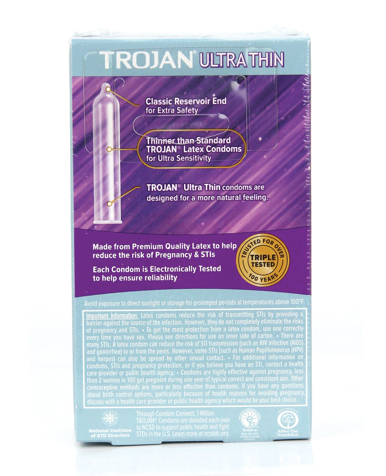 Trojan Ultra Thin Condoms - Box of