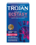 Trojan Double Ecstasy Condoms - Box of
