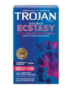 Trojan Double Ecstasy Condoms - Box of
