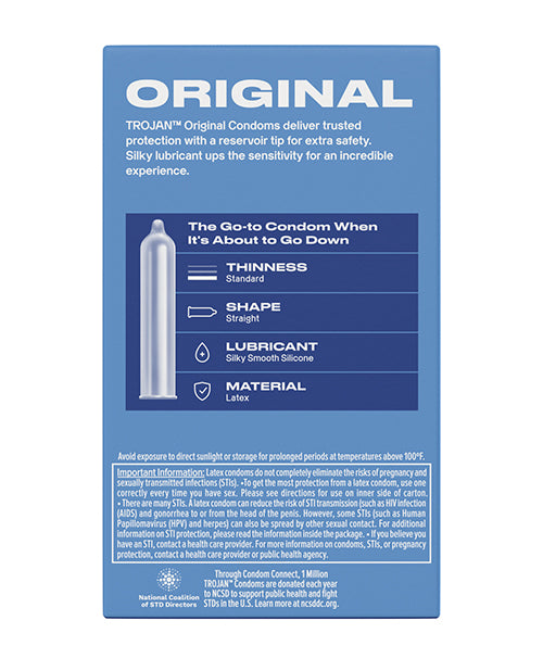Trojan Enz Lubricated Condoms - Box of
