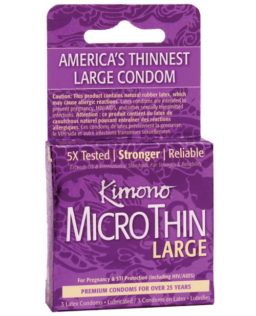 Kimono Micro Thin Condoms - Box of 3