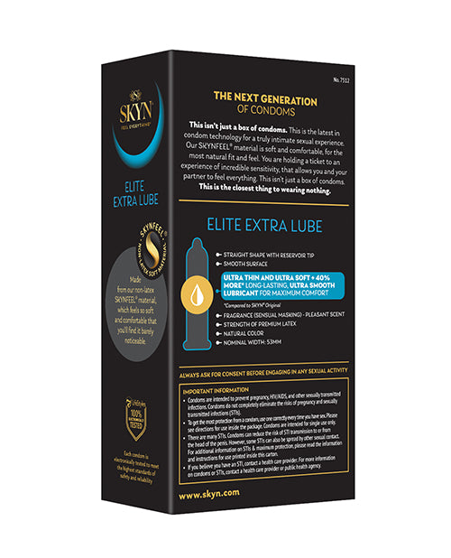 Lifestyles SKYN Elite Extra Lubricated Condoms - Box of