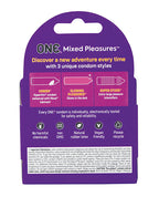One Mixed Pleasures Condoms - Box of 3