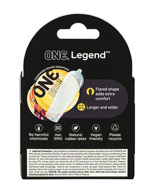 One The Legend Condoms - Box of 3
