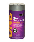 One Mixed Pleasures Condoms - Jar of