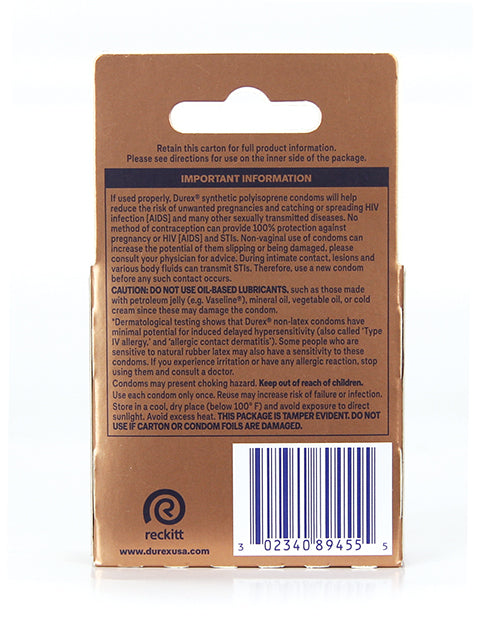 Durex Avanti Real Feel Non Latex Condoms - Pack of 3