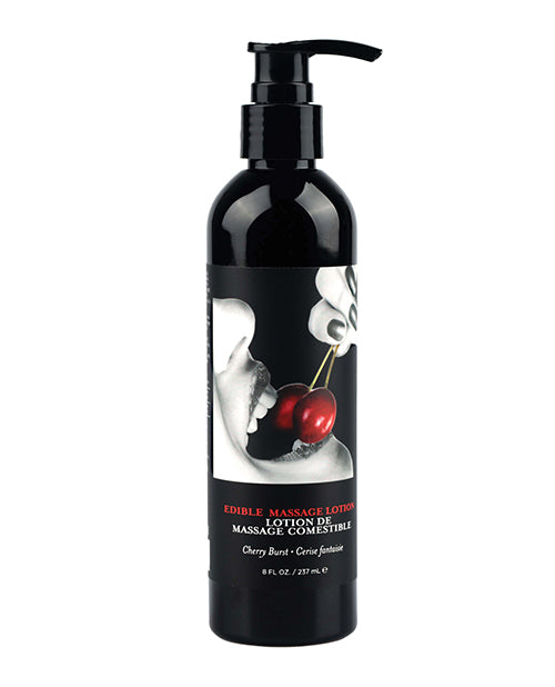 Earthly Body Hemp Seed by Night Edible Lotion - Cherry