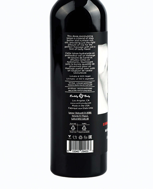 Earthly Body Hemp Seed by Night Edible Lotion - Cherry