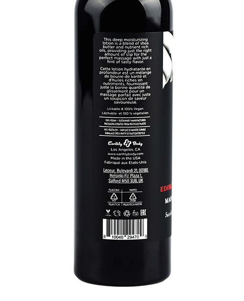 Earthly Body Hemp Seed by Night Edible Lotion - Strawberry