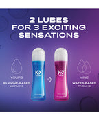 K - Y Yours + Mine Lubrication Combo Pack - Bottles