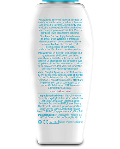 Pink Water Lube - Flip Top Bottle