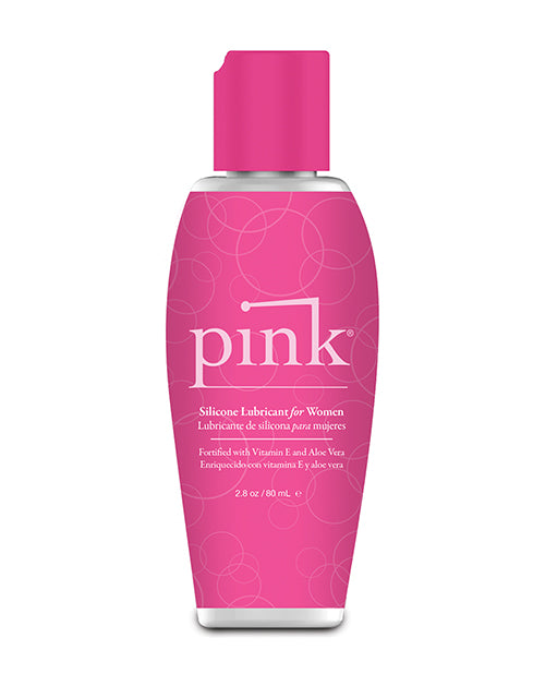 Pink Silicone Lube - Flip Top Bottle