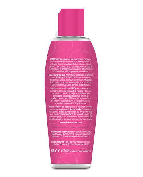 Pink Silicone Lube - Flip Top Bottle