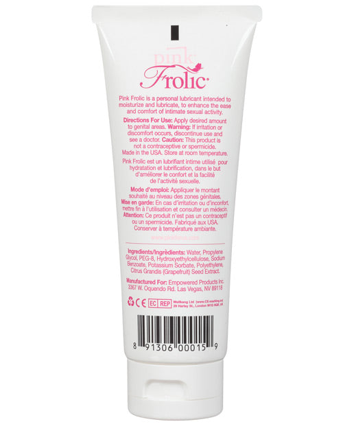 Pink Frolic Gel Lubricant - Flip Top Tube