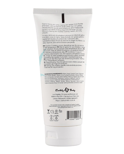 Earthly Body Hand & Body Lotion - Tube Tropical Monoi