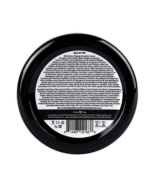 Earthly Body Hemp Seed Skin Butter - Jar Isle of You