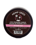 Earthly Body Suntouched Hemp Candle - Round Tin Zen Berry Rose