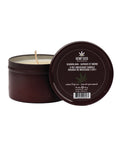 Earthly Body Suntouched Hemp Candle - Round Tin Guavalava
