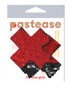 Pastease Color Changing Flip Sequins Cross - Red/Black