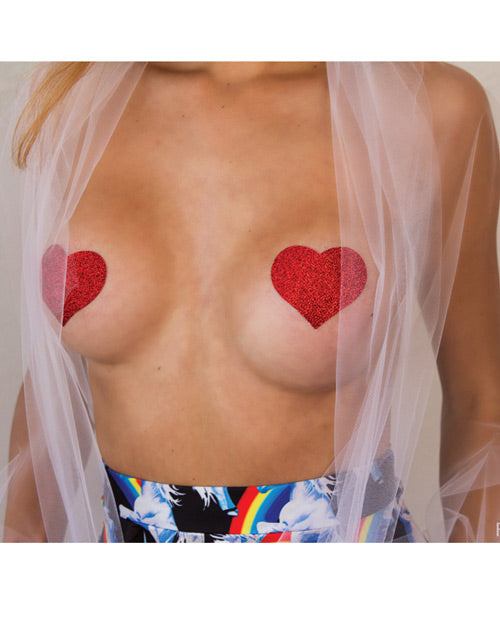 Pastease Glitter Heart - Red