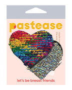 Pastease Color Changing Flip Sequins Heart - Rainbow