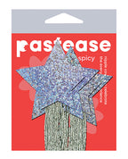 Pastease Glitter Tassle Stars - Silver