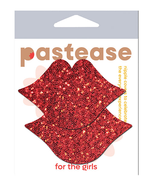 Pastease Glitter Lips - Red
