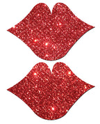 Pastease Glitter Lips - Red
