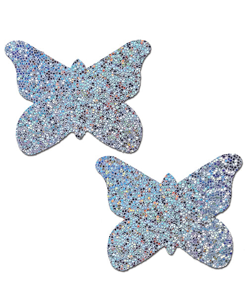 Pastease Premium Glitter Butterfly - Silver