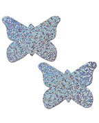 Pastease Premium Glitter Butterfly - Silver