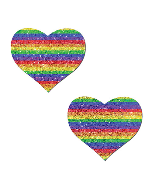 Pastease Premium Glitter Heart - Rainbow