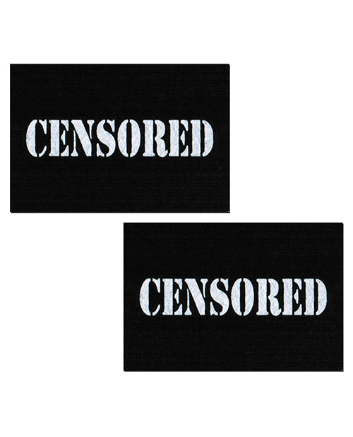 Pastease Censored Pastie - Black/White