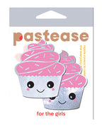 Pastease Cupcake Glittery Frosting Nipple Pastie - White