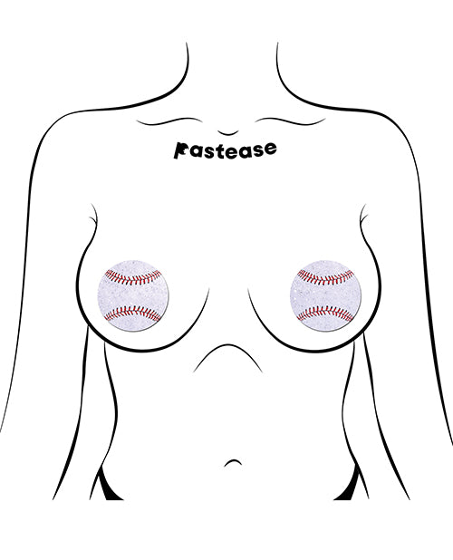 Pastease Premium Baseball Sparkly - White