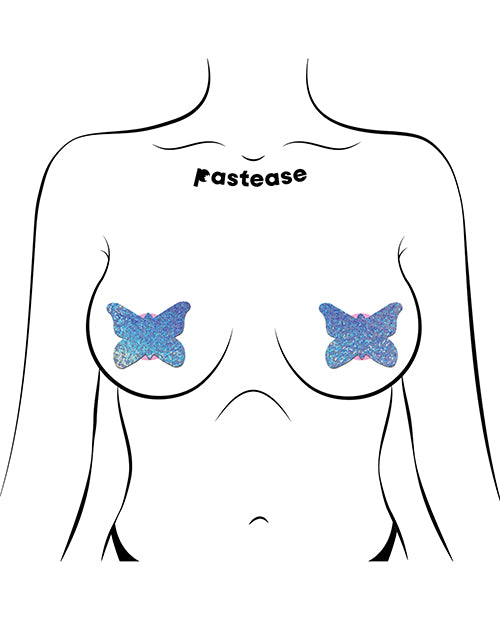 Pastease Premium Glitter Butterfly - Blue