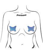Pastease Premium Glitter Butterfly - Blue