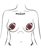 Pastease Premium Sparkly Football - Brown