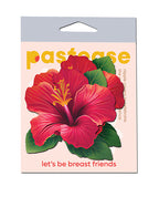 Pastease Tropical Vibrant Hawaiian Hibiscus Botanical Flower - Red O/S