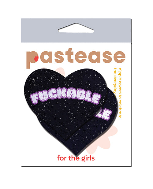 Pastease F*CKABLE Heart - Black/Pink