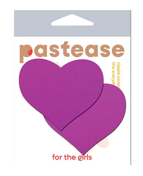 Pastease Basic Heart Black Light Reactive - Neon Purple