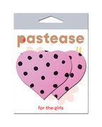 Pastease Heart w/Polka Dot - Pink/Black O/S