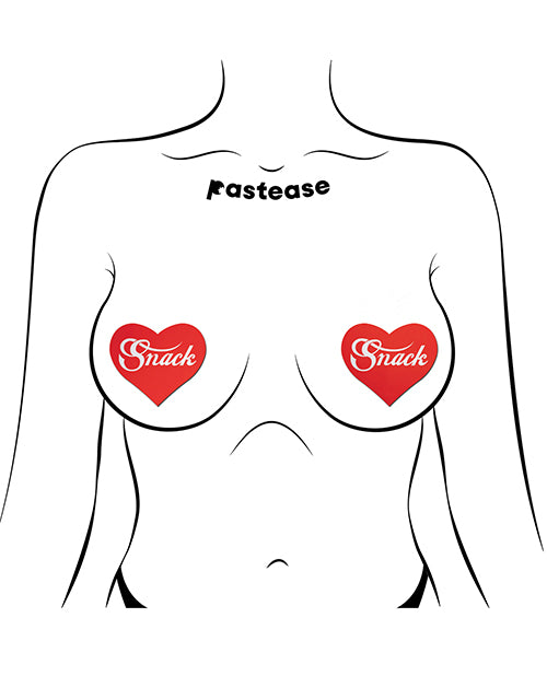 Pastease Premium Heart Snack - Red
