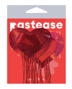 Pastease Tassel Holographic Heart - Red