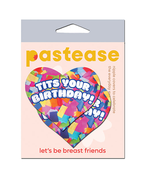 Pastease Tits Your Birthday! Heart - Multi - Color