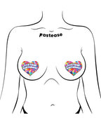 Pastease Tits Your Birthday! Heart - Multi - Color
